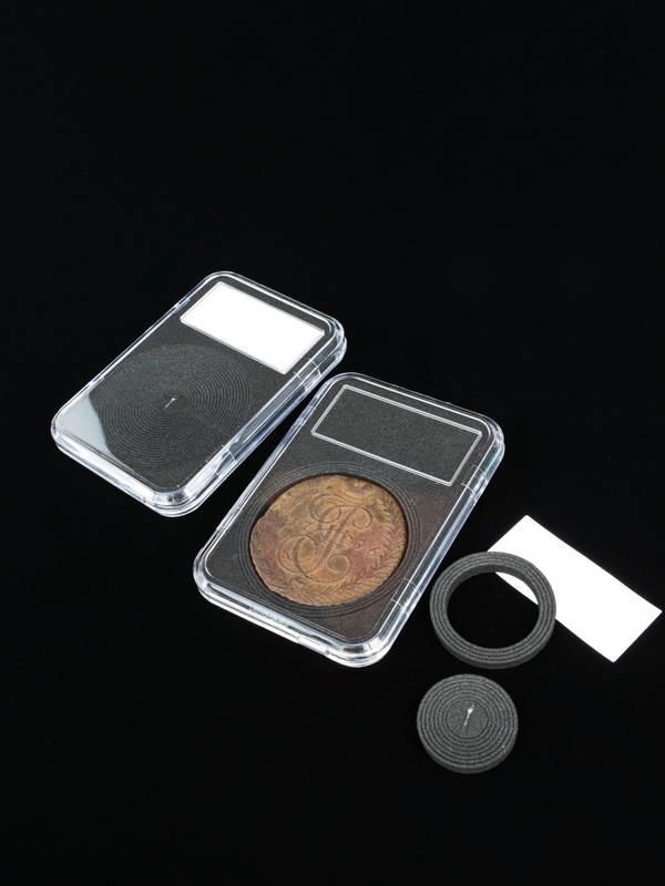 Капсулы Quickslab с разделительными кольцами для монет 10-50 мм (I), в упаковке 5 шт
