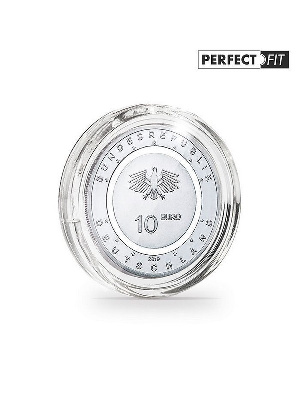Капсулы Ultra Perfect Fit для монеты 10 евро Германии (28,75 мм), в упаковке 10 шт. Leuchtturm, 365294