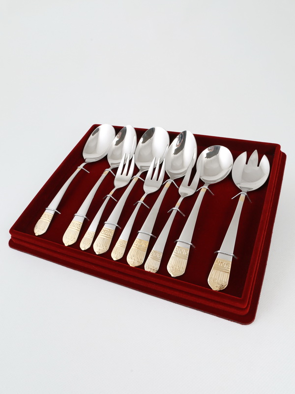  Сувенирная упаковка под набор из 9-ти столовых предметов (290х228х43 мм), чёрный