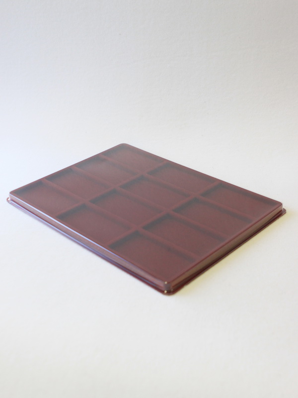  Планшет G (291х393х16 мм) на 12 ячеек (60х116х8 мм), тёмно-синий