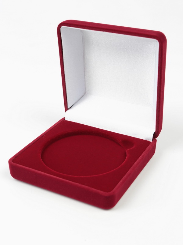 Футляр (92х92х40 мм) для монеты, медали (диаметр 70 мм, глубина 5 мм) Футляр (92х92х40 мм) для монеты, медали (диаметр 70 мм, глубина 5 мм)