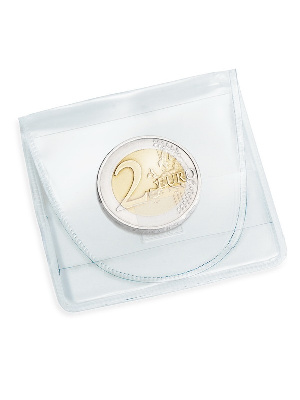 Чехлы (кармашки) для монет (диаметром до 46 мм). Упаковка 100 шт. Leuchtturm, 316503