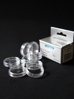 Капсулы GRIPS (CAPS) для монет 22 мм (в упаковке 10 шт). Leuchtturm, 300053 Капсулы GRIPS (CAPS) для монет 22 мм (в упаковке 10 шт). Leuchtturm, 300053