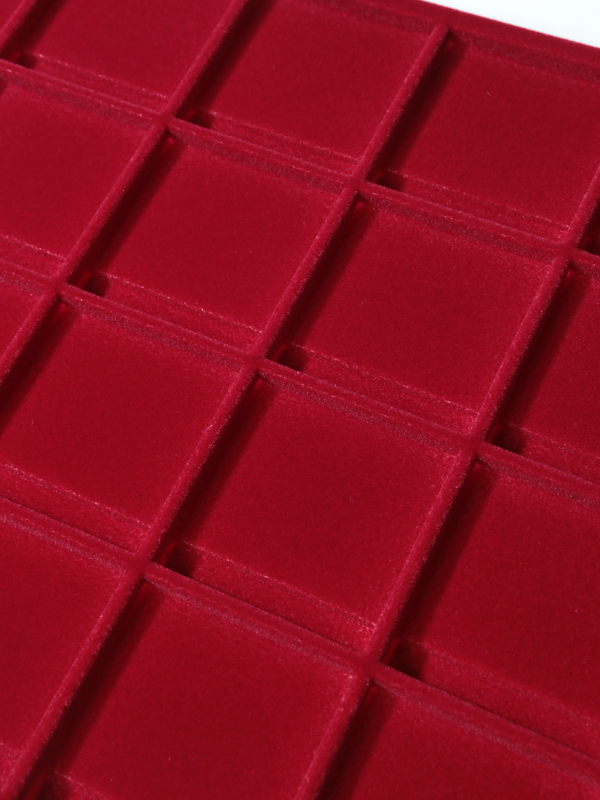 Вставка в кассету МВ для 20 монет в капсулах «Quadrum» (50х50х6 мм), чёрный