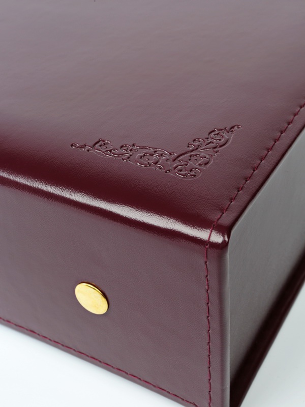  Папка низкая для планшетов (новое исполнение). Серия S, тёмно-бордовый