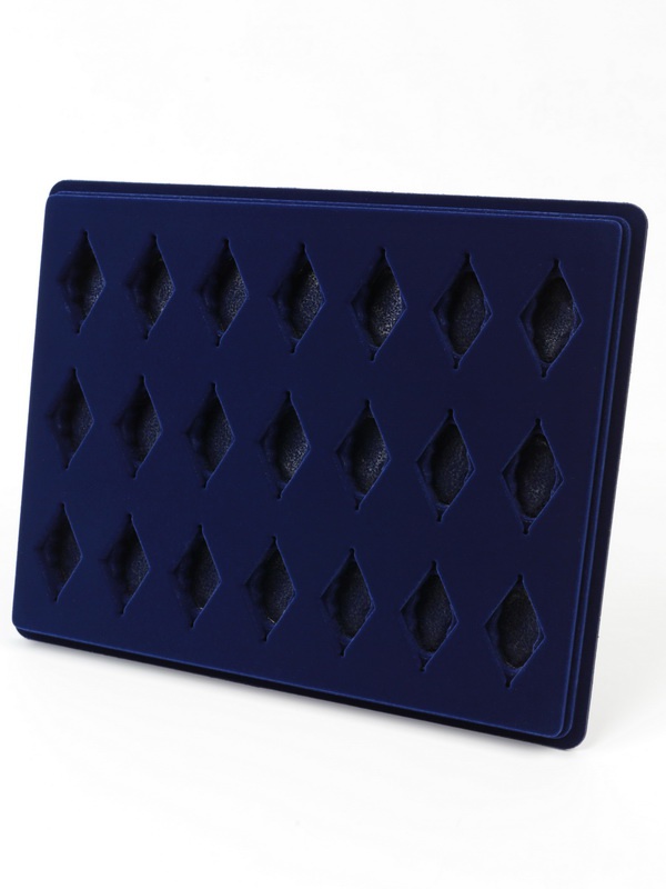  Планшет S (243х304х21 мм) на 21 знак об окончании военного училища. Ромбы, тёмно-синий