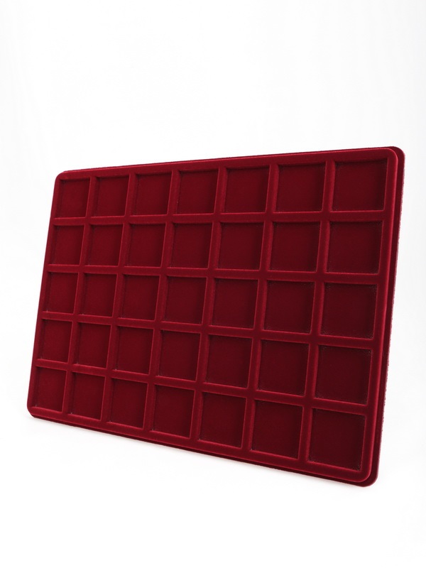  Планшет G (291х393х16 мм) на 35 ячеек (46,5х46,5х8 мм), тёмно-синий