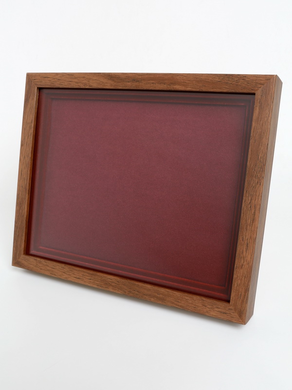 Багетная рамка S пластиковая под 1 ячейку (209х270х18 мм) с поролоновой вставкой. Вид 2