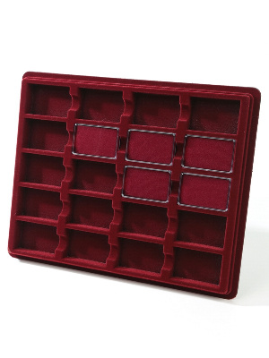 Планшет S (243х304х21 мм) на 20 ячеек для пластиковых капсул 38х58х17 мм