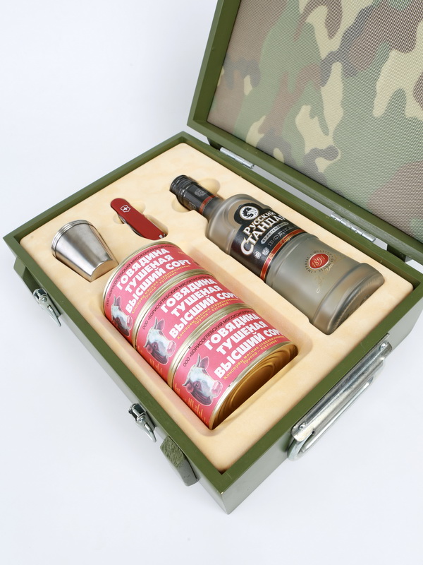 Флокированный ложемент под набор продуктов Госрезерва 2