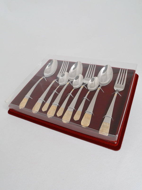  Сувенирная упаковка под набор из 9-ти столовых предметов (290х228х43 мм), чёрный