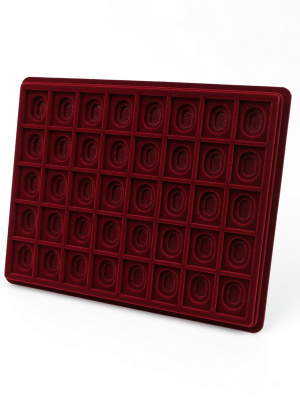 Планшет S (243х304х21 мм) на 40 ячеек (39х31х6 мм) (под знаки с винтом) Планшет S (243х304х21 мм) на 40 ячеек (39х31х6 мм) (под знаки с винтом)