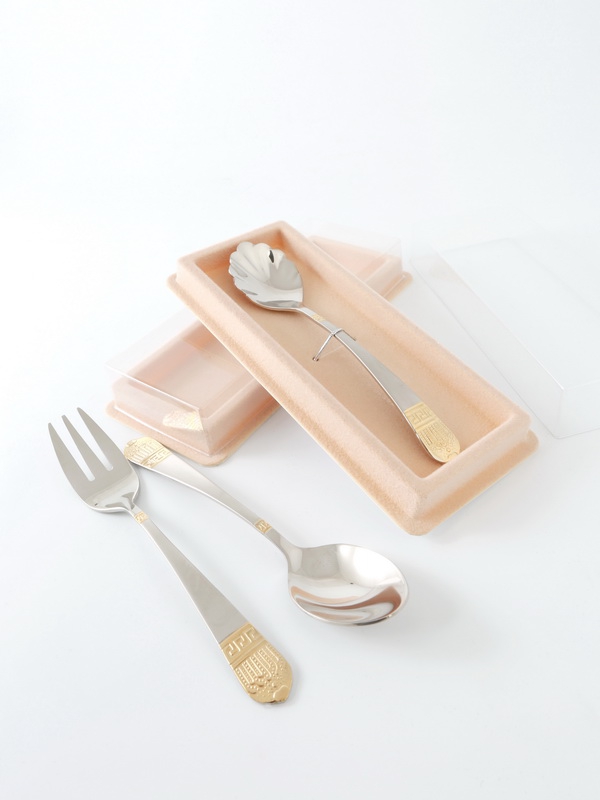  Сувенирная упаковка под чайную ложку, вилку (61х155х26 мм). Спецпредложение, бежевый