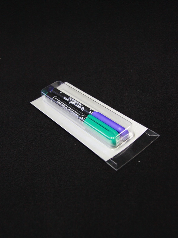 Блистер с загибом краев под изделие  32,5х138х15 мм