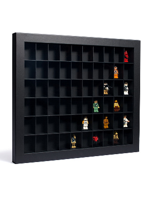 Коллекционная коробка-витрина с 60 отделениями, чёрный. Leuchtturm, 373295