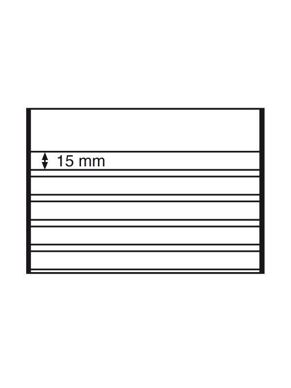 Планшеты Standard PS для марок (карточки-кулисы) 210х148 мм, 5 клеммташе (в упаковке 10 шт). A5. С защитной плёнкой. Leuchtturm, 325551/10