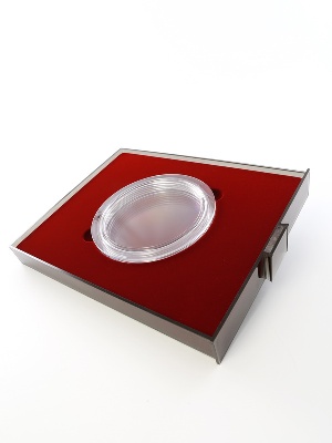 Кассета XXL для монеты 25000 руб (золото 999, 3 кг ) в капсуле