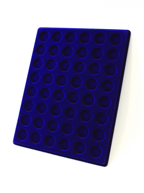  Планшет S (234х296х12 мм) для монет 1 доллар США (48 ячеек), тёмно-синий
