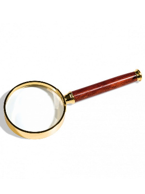 Лупа с рукояткой ROSEWOOD 80, 2-кратное увеличение. Leuchtturm, 343483 Лупа с рукояткой ROSEWOOD 80, 2-кратное увеличение. Leuchtturm, 343483