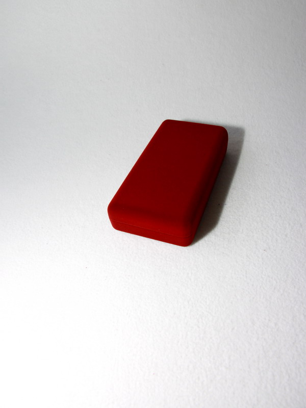 Футляр флокированный (62х116х26 мм) под медаль  с квадратной колодкой