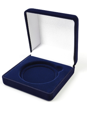 Футляр (92х92х40 мм) для монеты, медали (диаметр 65 мм, глубина 5 мм) Футляр (92х92х40 мм) для монеты, медали (диаметр 65 мм, глубина 5 мм)