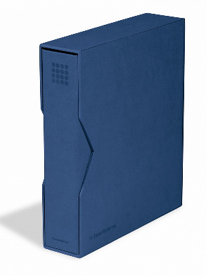 Альбом OPTIMA PUR + шубер (защитная кассета). Синий. Leuchtturm, 359520 Альбом OPTIMA PUR + шубер (защитная кассета). Синий. Leuchtturm, 359520