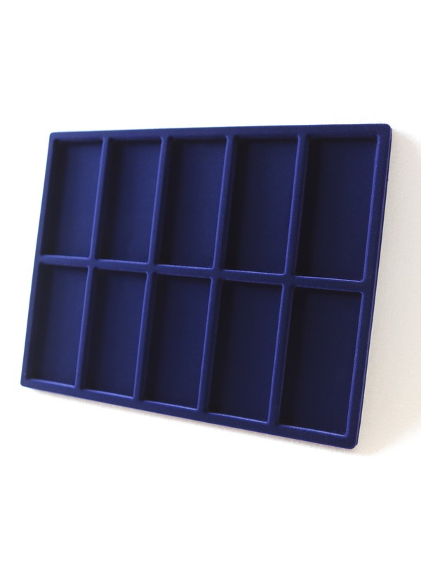 Вставка для футляров «Моя коллекция». 10 ячеек (49х101х7 мм)