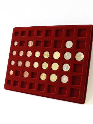 Планшет S (234х296х12 мм) для наборов разменных монет Евро (Euro). Вид 3 Планшет S (234х296х12 мм) для наборов разменных монет Евро (Euro). Вид 3