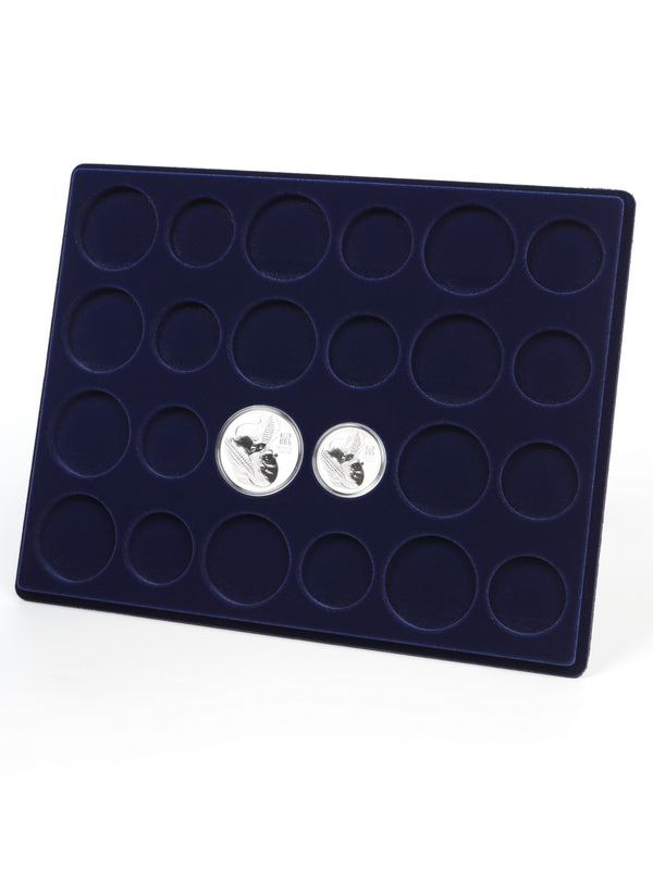 Планшет S (234х296х12 мм) для комплектов из 12 монет 50 cents и 12 монет 1$ из серии Australian Lunar Series III (1/2 и 1 oz silver proof )
