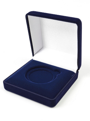 Футляр (92х92х40 мм) для монеты, медали (диаметр 50 мм, глубина 4 мм) Футляр (92х92х40 мм) для монеты, медали (диаметр 50 мм, глубина 4 мм)