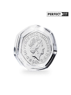 Капсулы Ultra Perfect Fit для монеты 50 pence (27,30 мм), в упаковке 10 шт. Leuchtturm, 365296