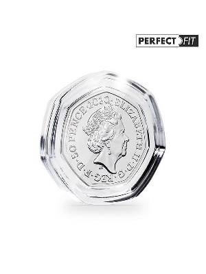 Капсулы Ultra Perfect Fit для монеты 50 pence (27,30 мм), в упаковке 10 шт. Leuchtturm, 365296 Капсулы Ultra Perfect Fit для монеты 50 pence (27,30 мм), в упаковке 10 шт. Leuchtturm, 365296