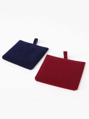 Ложемент, вкладыш 75х64х6 мм. Универсальная подушка с петелькой, светло-бордовый Ложемент, вкладыш 75х64х6 мм. Универсальная подушка с петелькой, светло-бордовый