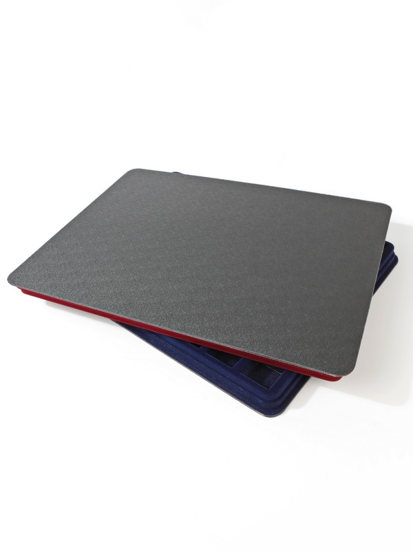  Планшет G (291х393х16 мм) на 17 медалей РФ d-32 мм с пятиугольной колодкой, тёмно-синий