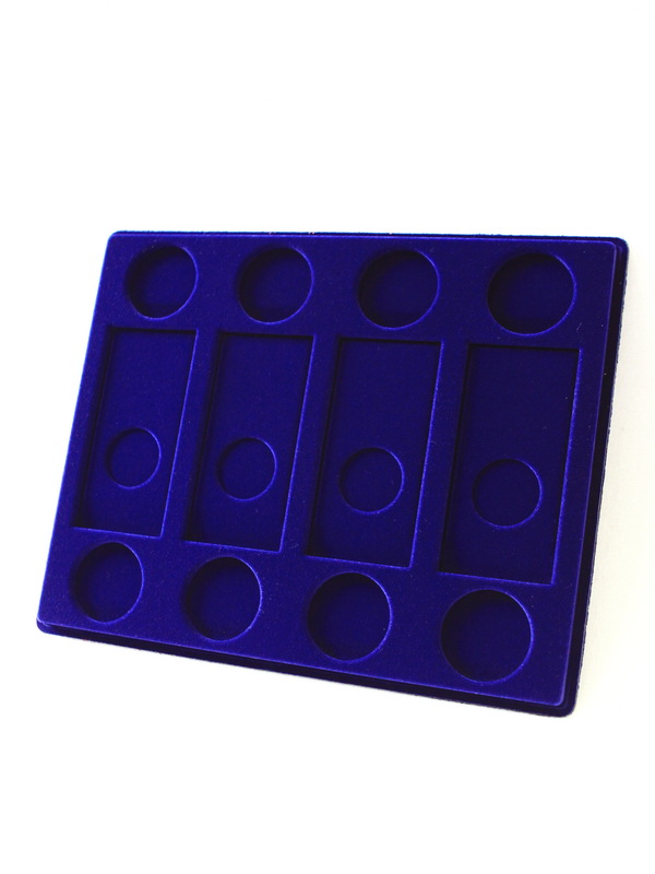 Планшет S (234х296х12 мм) для 4 Олимпийских монет Сочи-2014 в блистере и 8 Олимпийских монет Сочи-2014 в капсулах, тёмно-синий  Планшет S (234х296х12 мм) для 4 Олимпийских монет Сочи-2014 в блистере и 8 Олимпийских монет Сочи-2014 в капсулах, тёмно-синий