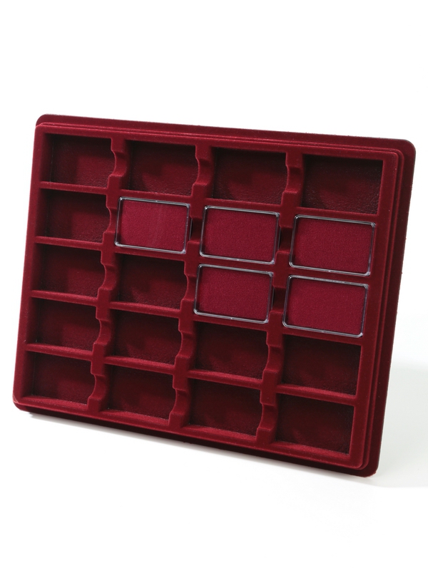 Планшет S (243х304х21 мм) на 20 ячеек для пластиковых капсул 38х58х17 мм