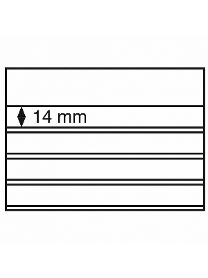 Планшеты Standard для марок (карточки-кулисы) 158х113 мм, 4 клеммташе (в упаковке 10 шт). C6. С защитной плёнкой. Leuchtturm, 341467/10