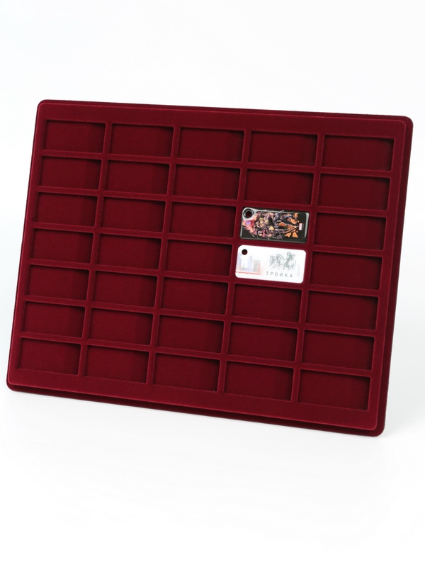 Планшет S (234х296х12 мм) для 35 брелоков Тройка Московского метрополитена