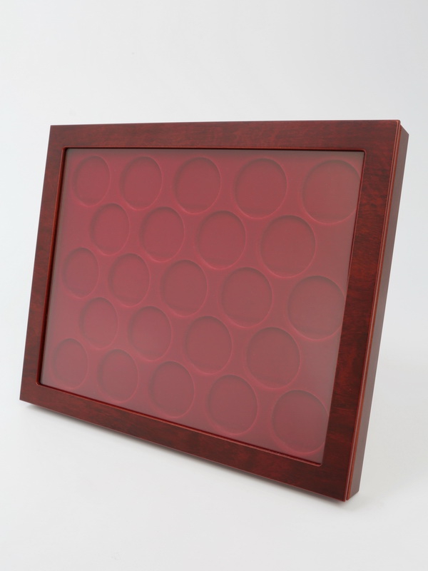 Витрина LOUVRE для 23 монет в капсулах (диаметр 46 мм)