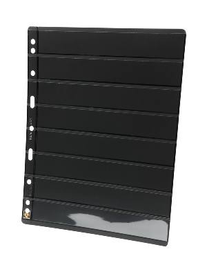Листы-обложки VARIO PLUS 8S (216х280 мм) на 8 ячеек (195х29 мм). Упаковка из 5 листов. Leuchtturm, 317817 Листы-обложки VARIO PLUS 8S (216х280 мм) на 8 ячеек (195х29 мм). Упаковка из 5 листов. Leuchtturm, 317817