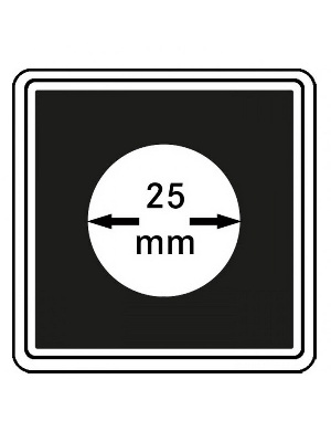 Капсулы Carree для монет 25 мм (в упаковке 4 шт). Lindner, 2240025 Капсулы Carree для монет 25 мм (в упаковке 4 шт). Lindner, 2240025