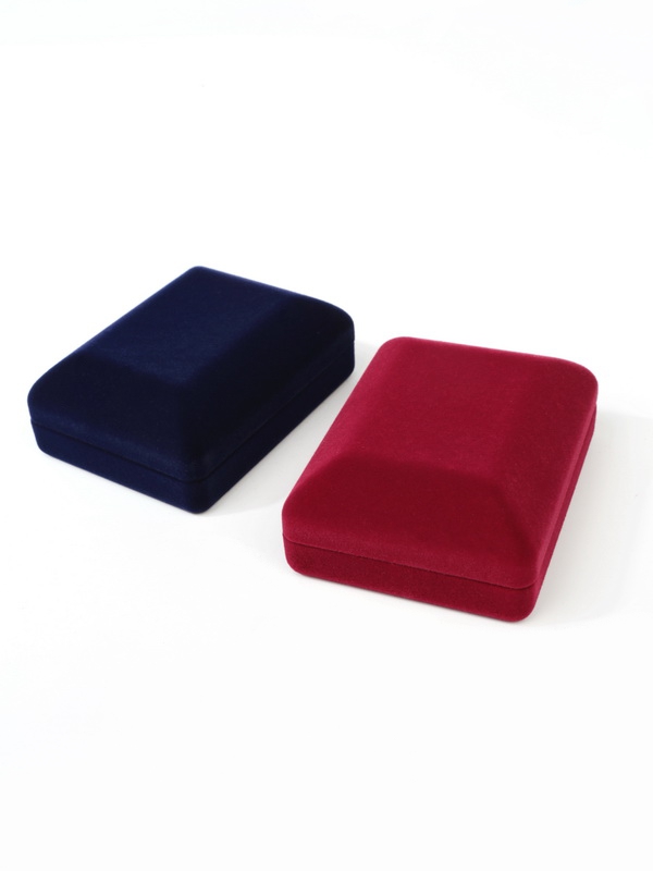 Футляр (61х79х32 мм) под серьги, подвеску, светло-бордовый