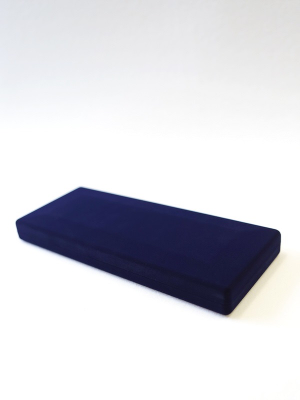 Футляр (255х103х27 мм) под набор монет (1 капсула d-44 мм, 1 капсула d-46 мм, 1 капсула d-74 мм),  тёмно-синий Футляр (255х103х27 мм) под набор монет (1 капсула d-44 мм, 1 капсула d-46 мм, 1 капсула d-74 мм),  тёмно-синий