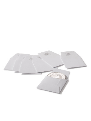 Пакетики Numentum (49х50 мм) для монет из белой бумаги (100 шт). Leuchtturm, 369640