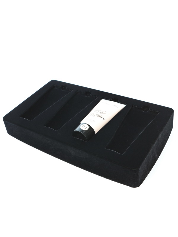 Флокированный ложемент под набор косметики