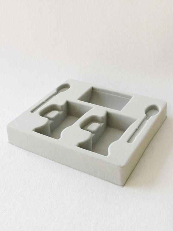 Флокированный ложемент под кофейные аксессуары