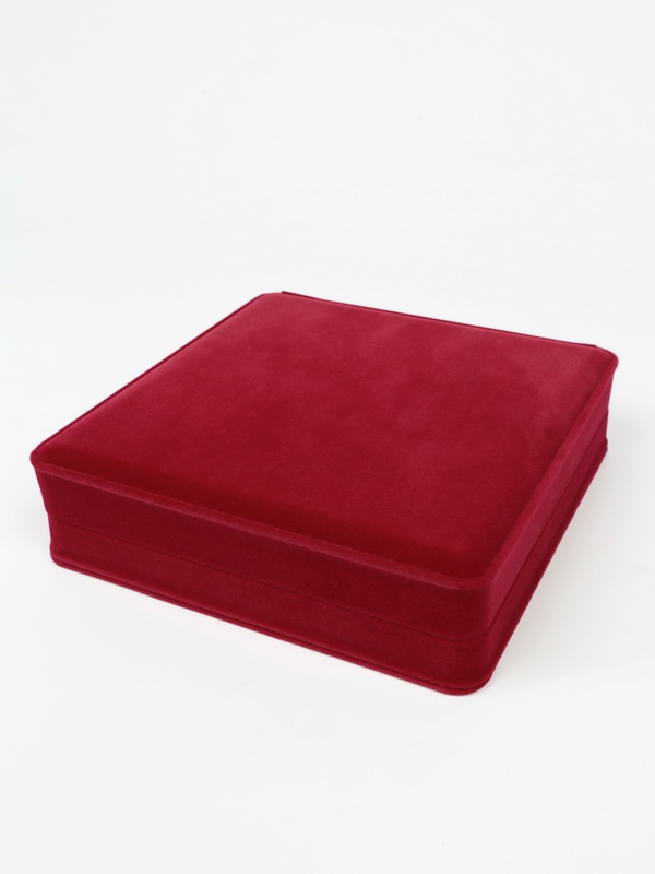  Футляр (186х192х50 мм) для 4 монет в капсулах (диаметр 74 мм), светло-бордовый