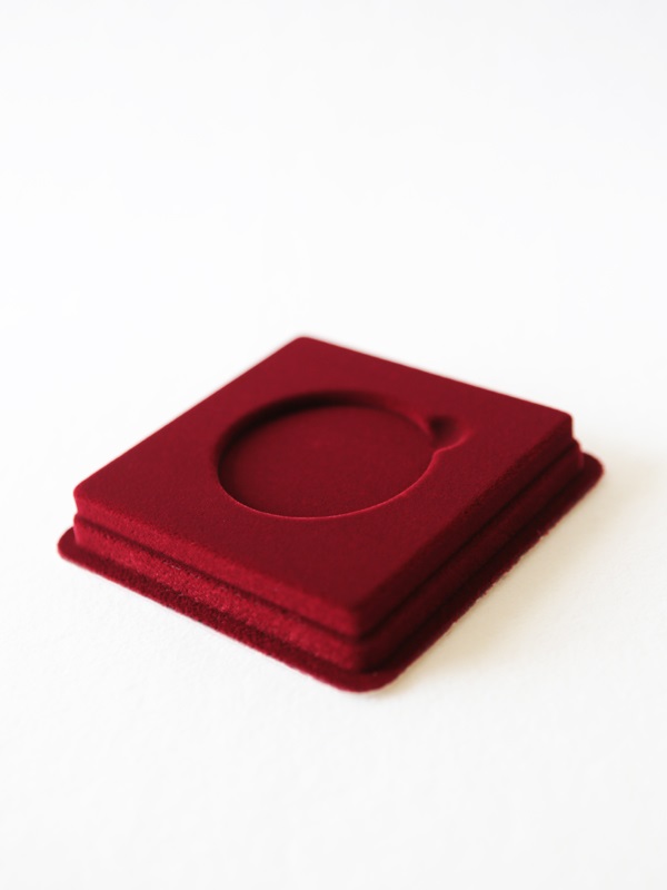 Сувенирная упаковка (106х106х20 мм) под монету, медаль (диаметр 55 мм, глубина 4 мм)