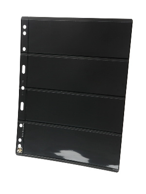 Листы-обложки VARIO PLUS 4S (216х280 мм) на 4 ячейки (195х63 мм). Упаковка из 5 листов. Leuchtturm, 303194 Листы-обложки VARIO PLUS 4S (216х280 мм) на 4 ячейки (195х63 мм). Упаковка из 5 листов. Leuchtturm, 303194
