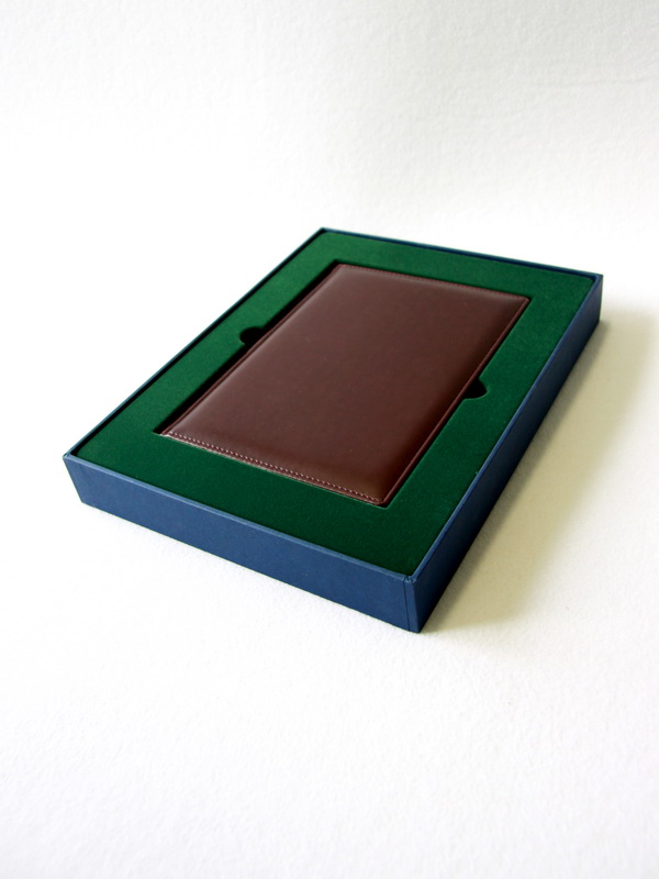 Флокированный ложемент в картонную коробку под ежедневник А5